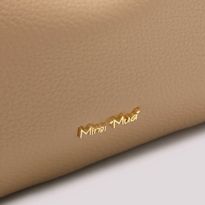 Mimì-Muà BORSA A SPALLA CON TIRA ZIP CON DETTAGLIO QUADRATO
