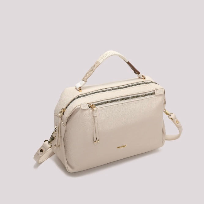 Mimì-Muà BORSA A BAULETTO CON MANICO INTRECCIATO
