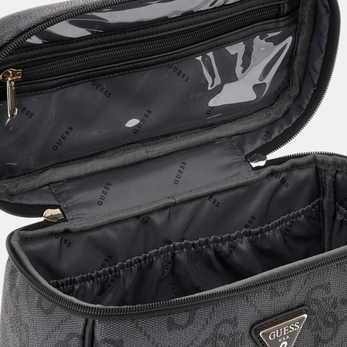 GUESS BERTA TOILETRY TRAIN CASE