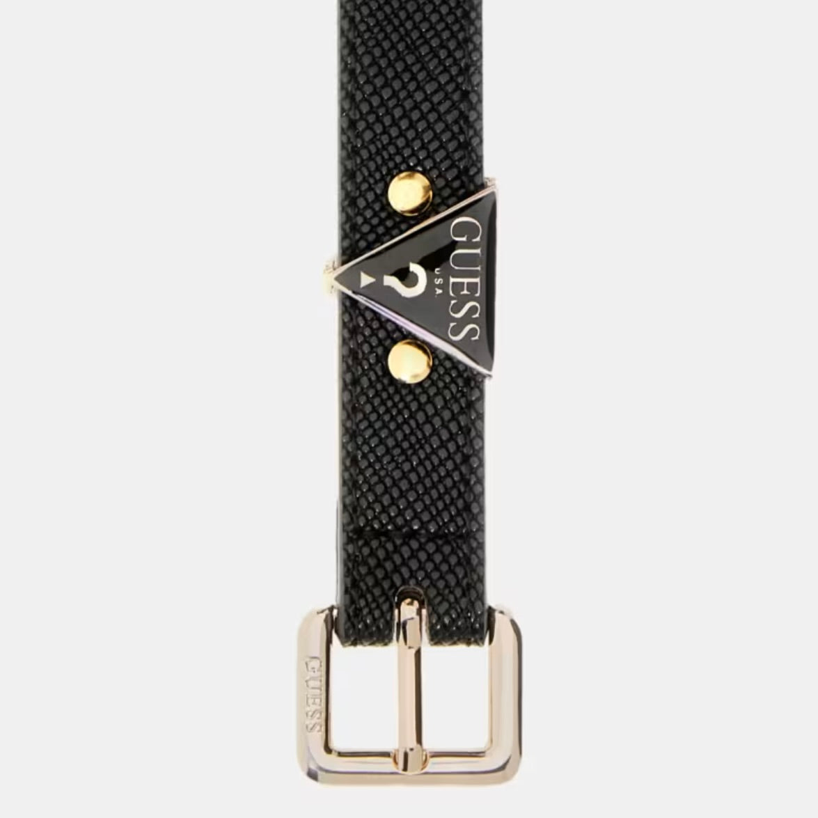 GUESS CINTURA NERA CON LOGO