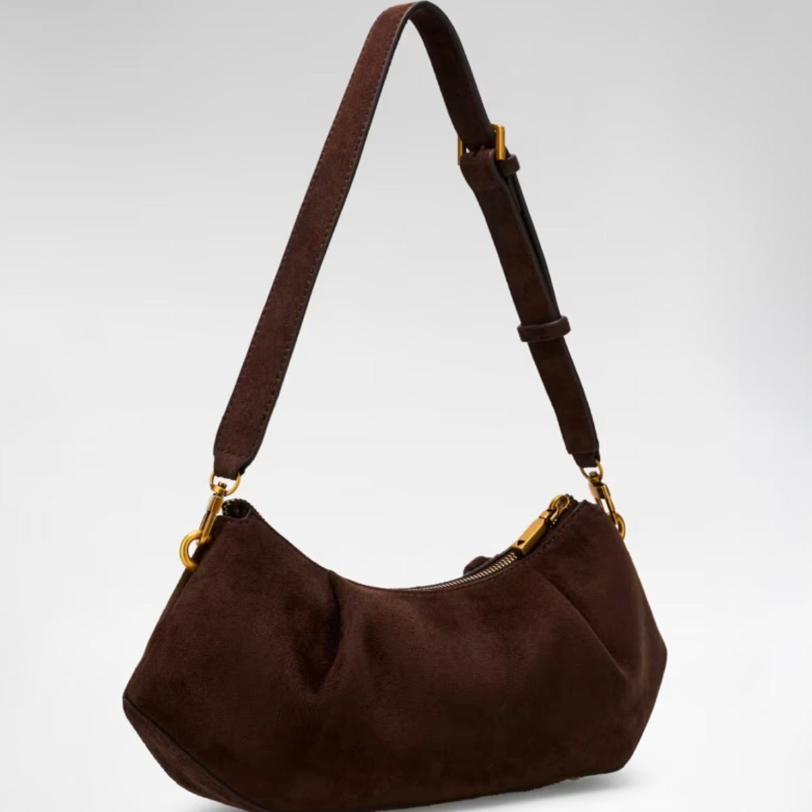 GUESS ALLEGRA SHOULDER BAG SUEDE
