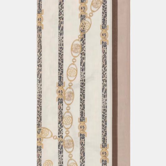 GUESS PRINTED SCARF CATENE LUREX