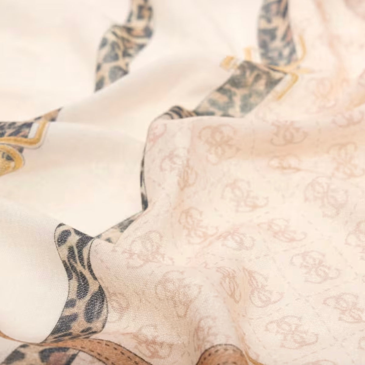 GUESS PRINTED SCARF CATENE LUREX