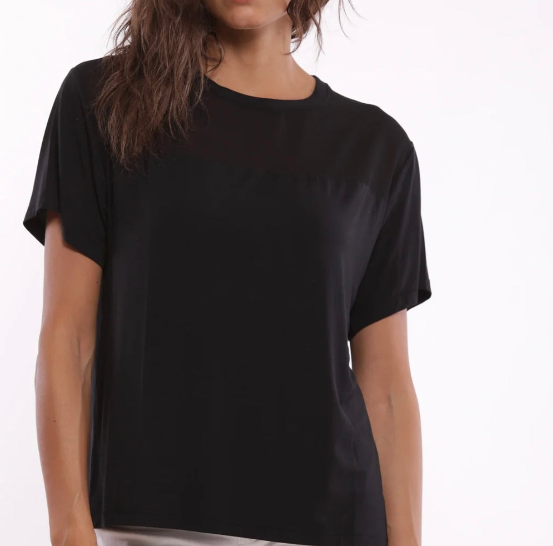 Mimì Muà T-SHIRT CON TRASPARENZE