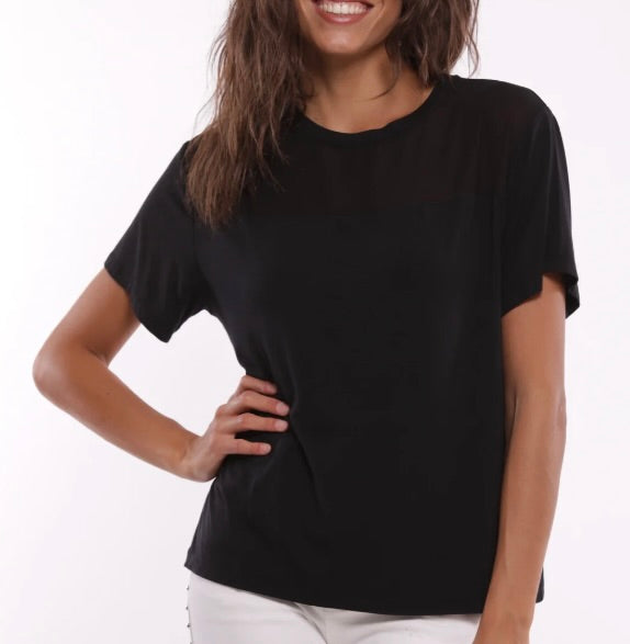 Mimì Muà T-SHIRT CON TRASPARENZE