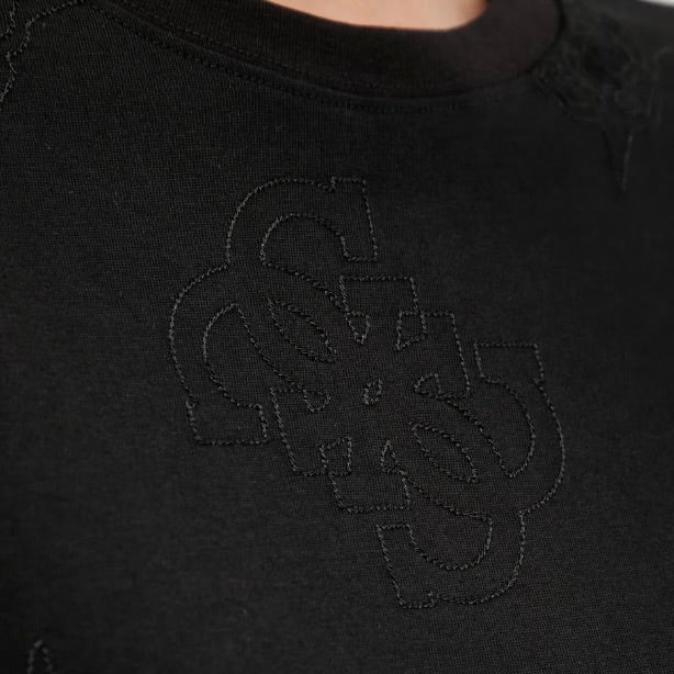GUESS T-SHIRT LOGHI RICAMATI
