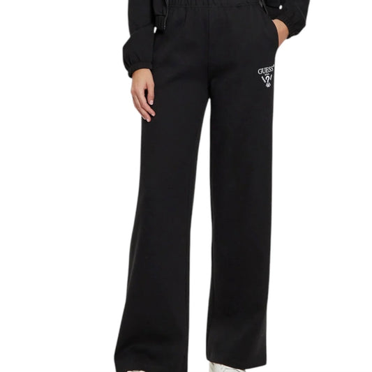 GUESS PANTALONE TUTA CON LOGO RICAMATO