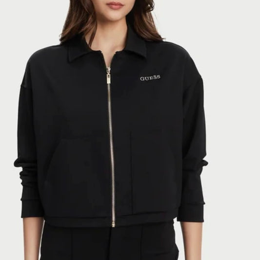 GUESS GIACCA CROP CON ZIP