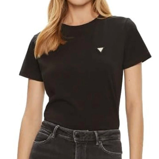GUESS T-SHIRT CON LOGO IN METALLO