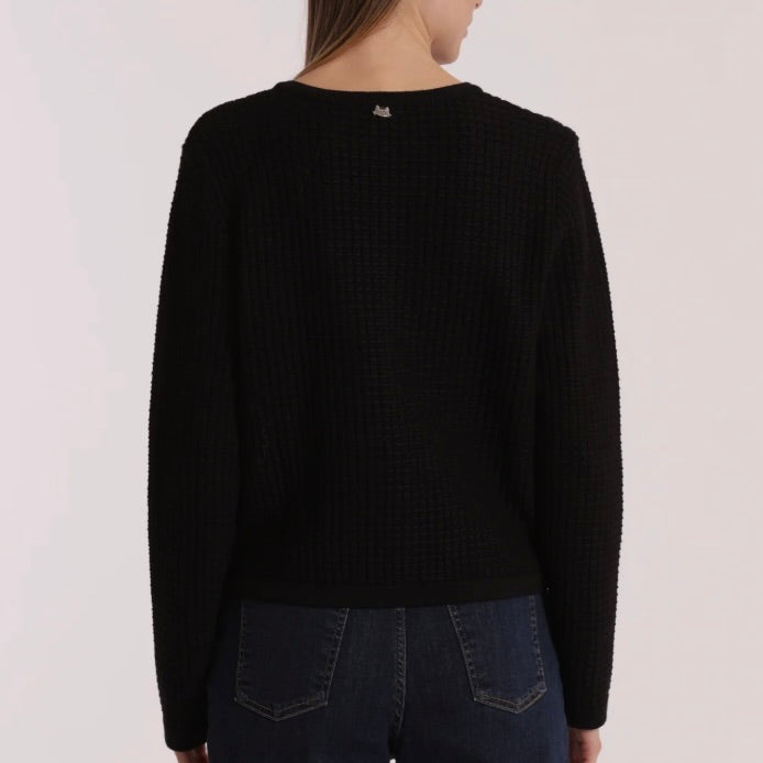 Mimì-Muà MAGLIA CARDIGAN NIDO D'APE