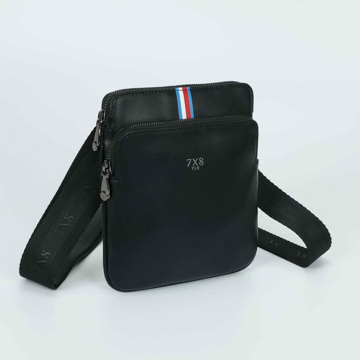 7X8 BORSA A TRACOLLA IN SIMILPELLE DOPPIA TASCA